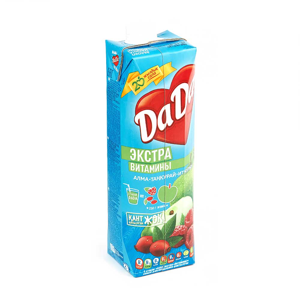 Сок «DaDa» яблоко-малина-шиповник 0,95 л