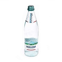 Минеральная вода «Borjomi» (Боржоми) с газом в стекле, 0,5 л